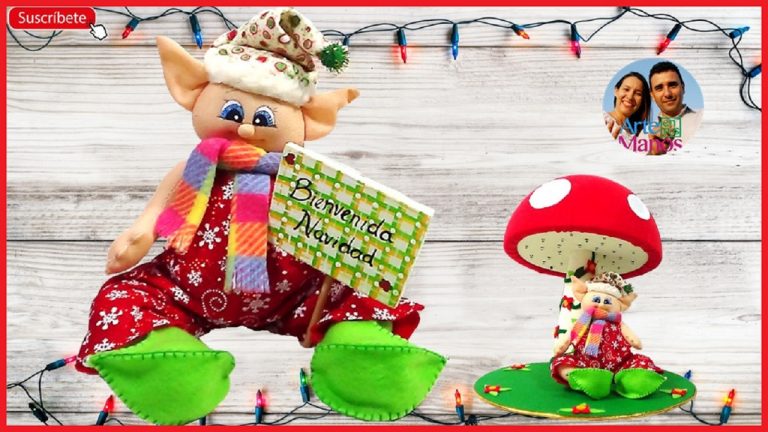 Duende Navideño Paso a paso