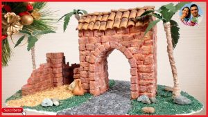 Cómo Hacer una Portada o Entrada para Belenes o Pesebres Arte en Tus