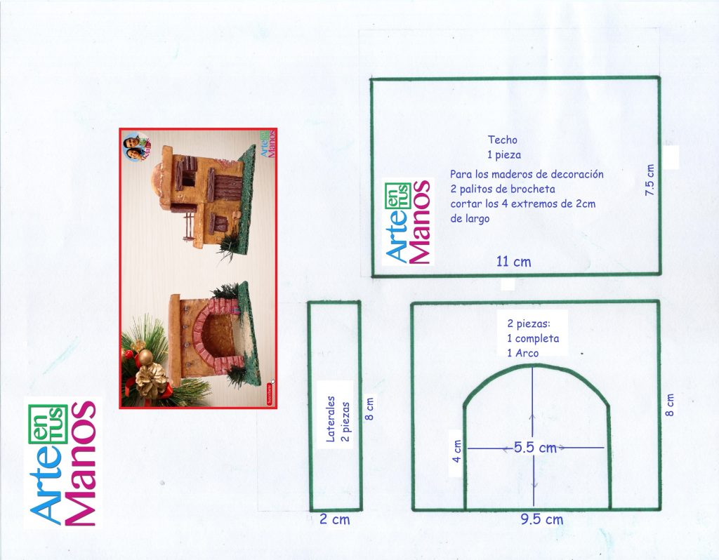 Casas para el Pesebre Fácil, Económicas y Sencillas - Arte en Tus Manos